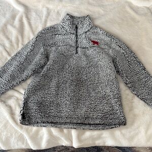 Boxercraft Black Sherpa Zip-Up Sweater